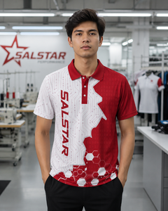 เสื้อโปโลคุณภาพสูงแบบสองสี สไตล์ซัมเมอร์ แห้งเร็ว ระบายอากาศได้ดี ผลิตด้วยเทคนิคซับลิเมชั่น เหมาะสำหรับชุดยูนิฟอร์ม รับผลิตแบบ OEM - Product Image 3
