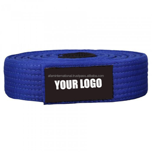 2023 cinturón de artes marciales de algodón 100% de alta calidad CINTURÓN DE Karate rojo azul a la venta - Product Image 5