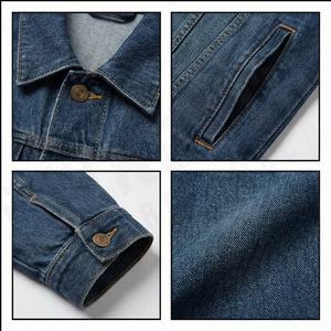 2025 Nueva chaqueta vaquera para hombres y mujeres de alta calidad transpirable moda Casual invierno sólido frente Logo todos los colores y tamaños - Product Image 4