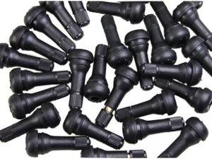 10 pièces en gros trous de jante Tubeless valves de pneu <span class=keywords><strong>TR412</strong></span> Snap-in court tige de <span class=keywords><strong>Valve</strong></span> de pneu en caoutchouc noir <span class=keywords><strong>TR412</strong></span> TR413 TR414 TR415 - Product Image 2