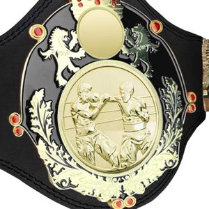 Cinturón de Campeonato de Alta Calidad, Cinturón de Boxeo de Lujo, Artículo Coleccionable Premium con Detalles Dorados - Product Image 5