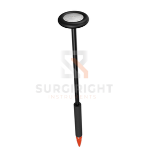 Marteau de réflexe neurologique Queen Square à pointe aiguë noir, outil professionnel de test de réflexes superficiels, Blush Surgical CE - Product Image 5