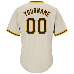 Nueva llegada, camiseta de béisbol personalizada con cuello en V, uniforme de equipo de manga corta, nombre personalizado, número, logotipo, ropa deportiva de verano 100% algodón - Product Image 3