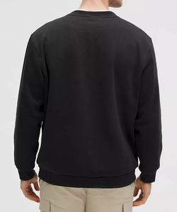 Sweat-shirt à capuche personnalisé en molleton de coton, couleur unie, avec poignets côtelés, tissu chaud et durable pour l'hiver, vente en gros - Product Image 2