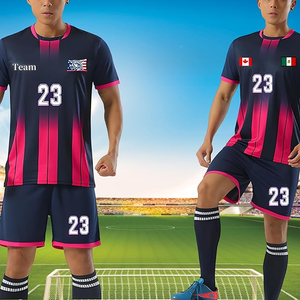 เสื้อฟุตบอลแบบซับลิเมชั่นสั่งทำพิเศษ ปี 2026 - ชุดฟุตบอลผู้ชายสไตล์เรโทรคุณภาพสูง น้ำหนักเบา ระบายอากาศได้ดี เหมาะสำหรับการฝึกซ้อมทีม - Product Image 5