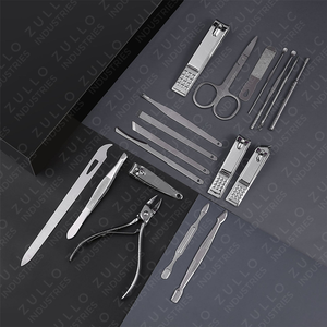 Professional Custom Logo Stainless Steel Chiropody Instrument Set <b>Manicure</b> Pedicure Nail Grooming <b>Kit</b> - Product Image 3