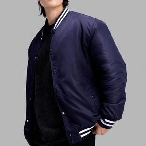 Premium <b>Lightweight</b> Spring Coat - Signature Design Your Own Cotton Bomber – Breathable <b>Men</b>’s Tech <b>Jacket</b> - Product Image 4