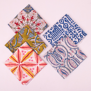 Pañuelos de Lujo 100% Algodón para Mujer, Estampado Bohemio, Bandana Retro, Artesanía, Ecológicos, Reutilizables, Cubre Rostro - Product Image 5