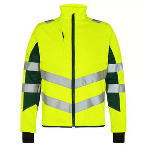 Zulari Impex <b>High</b> <b>Visibility</b> Waterproof <b>Softshell</b> Safety <b>Jacket</b> Windproof Reflective Workwear Coat Multi-Color Options Polyester - Product Image 1