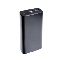 Batterie externe portable 10000 mAh Li-Polymère, charge rapide, entrée USB-C, double sortie USB, affichage LED pour téléphones