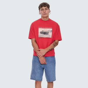 Hot Sale Men Drop Shoulder Boxy Graphic Tee Oversized Short Sleeve Breathable Cotton Casual Daily Wear Loose Top top mens - Product Image 1