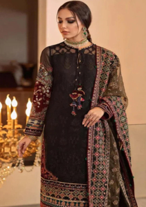 Style Tendance : Ensemble 3 Pièces pour Femme, Robe Longue de Haute Qualité, Respirante, Extensible, Longueur Cheville, Confortable pour Soirées et Mariages - Product Image 1