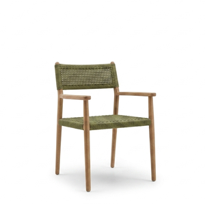 Hiro Solid Teak Wood Outdoor Dining Chair Modern Minimalist Design Weather Resistant Handmade Hotel Furniture - Product Image 1