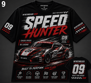 เสื้อยืดกีฬาแข่งรถแบบสั่งทำพิเศษ ODM/OEM พิมพ์ลายทั่วตัว ทรงลำลอง โอเวอร์ไซส์ ผ้าคอตตอนผสมโพลีเอสเตอร์ พิมพ์ลายดิจิตอลแบบ DTG DTF - Product Image 5