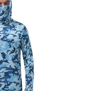 Sudadera de Pesca Transpirable con Protección UPF, Camisa Ligera con Capucha y Cubre Rostro para Deportes de Pesca al Aire Libre - Product Image 3
