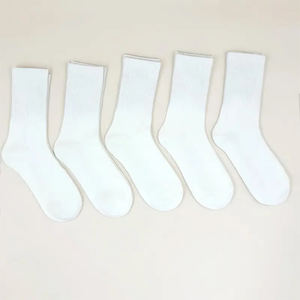 Chaussettes de cheville en coton personnalisées confortables, couleur blanche, antibactériennes, séchage rapide, respirantes, style décontracté pour l'hiver, la course et le basketball - Product Image 6