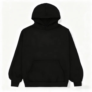 [Nova] High Quality Heavyweight Cotton Oversized Hoodie Blank Plain <b>Thick</b> Pullover Custom Logo Plus Size Streetwear Factory - Product Image 3