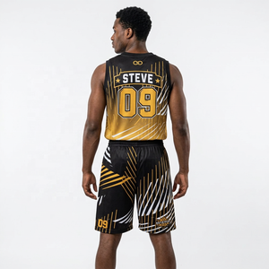 KILLERS Basketball-Trikot-Set für Herren, V-Ausschnitt, ärmellos, sublimiert bedruckt, schnell trocknend, Sportuniformen für Erwachsene, für alle Jahreszeiten, 100 % - Product Image 2