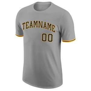 เสื้อเบสบอลสั่งทำพิเศษลดราคา เสื้อทีมแบบกำหนดเอง ระบายเหงื่อได้ดี ผลิตจากโพลีเอสเตอร์ แขนสั้น รับผลิตแบบ OEM ODM - Product Image 1