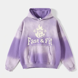 เสื้อฮู้ดดี้ผู้ชายแบบใหม่มาแรง ขายดี ระบายอากาศได้ดี ทรงทันสมัย สีซีดแบบซันเฟด - Product Image 1