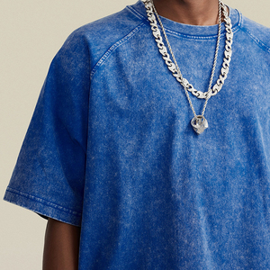 Camisetas Formales de Manga Corta para Hombre, Talla Grande, con Cuello Alto, Tela Twill, 100% Poliéster Ecológico, Gran Venta - Product Image 4