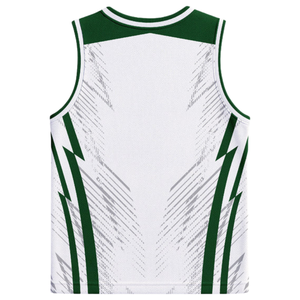 Ensemble de maillots et shorts de basket-ball pour hommes, uniforme de sport sans manches, respirant, séchage rapide, tenue d'entraînement d'équipe, design personnalisé - Product Image 4