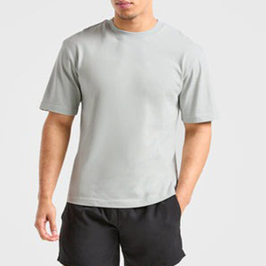Camiseta de Hombre al por Mayor, Corte Regular, 100% Poliéster, Tejido de Punto, Alta Calidad, Estilo Casual, Diseño Sólido con Serigrafía - Product Image 1