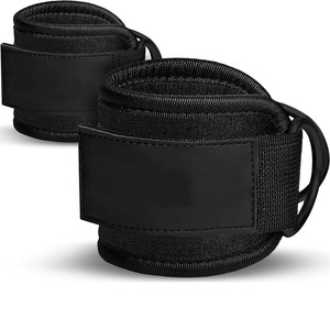 Attache de cheville multi-gym pour stations à câbles, sangle en néoprène respirante réglable, protection professionnelle pour l'entraînement des jambes - Product Image 3