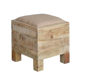 Boîte de rangement ou tabouret en bois massif, avec fonctionnalités réglables, design multifonctionnel, écologique et durable - Product Image 3
