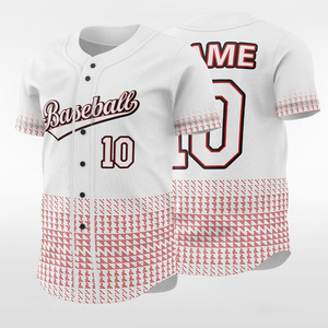 Custom Breathable Sublimated Baseball Jersey Pinstripe Pattern Full Print Team Uniform for University Baseball 2026 - Product Image 1