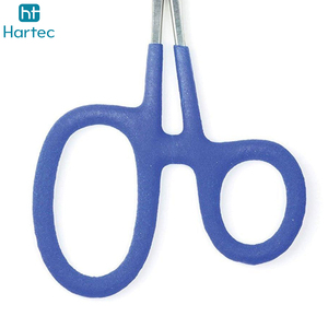 Pince de pêche antidérapante à poignée bleue, en acier inoxydable, à mâchoires droites, avec verrouillage, pour l'élimination des hameçons et le dégorger - Product Image 6