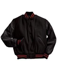 Custom High Quality Fleece Blank Bomber Unisex Sport Fall Plain <b>Baseball</b> <b>Jackets</b> <b>Mens</b> Black Varsity <b>Jacket</b> <b>Men</b> - Product Image 5