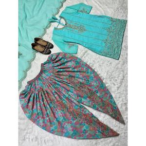 ชุดปาร์ตี้ออกแบบโดยดีไซเนอร์ของผู้หญิงชุดหรูหราเสื้อ doti salwar dupatta - Product Image 2