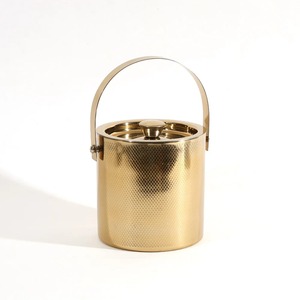 Hospitality Ice Bucket Decorative Metal Serving Piece - Product Image 2