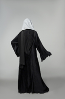 Usine exportatrice leader d'abayas plissées modestes, designs et tailles personnalisables, en polyester et soie, longueur au sol, antistatique, faite à la main, prix bas