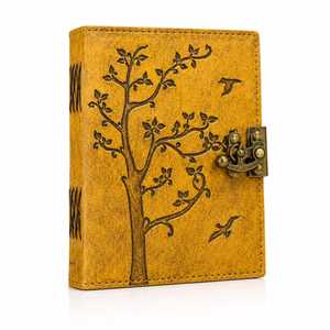Diario Ejecutivo de Cuero con Tapa Dura, Hecho a Mano, Estilo Vintage, con Encuadernación en Espiral, 100 Hojas - Product Image 1