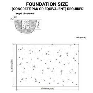 Serra a tunnel 20FT X 30FT per Grow Tent, con copertura in rete Leno Ripstop da 12 Mil, telaio freddo stabile, finestre a rotolo e soffitto a punta TMG G - Product Image 4