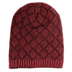 Winter Double Layer Thick <b>Plain</b> Customize Beanie Solid Custom Logo Warm Breathable Waterproof 100% Acrylic Outdoor Hats for - Product Image 6