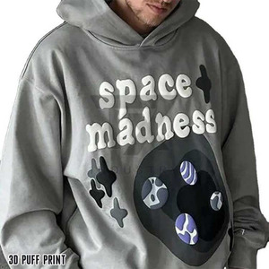 Sweat-shirts unisexes de qualité supérieure, impression puff, légers, prix abordable, entièrement personnalisables, anti-plis, impression puff, sweats pour hommes. - Product Image 1