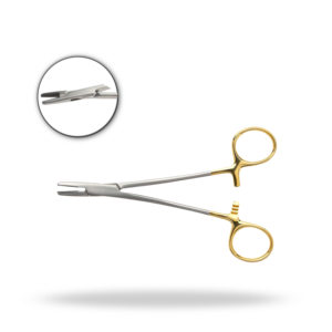 เมโย เฮการ์ ที.ซี. ที่จับเข็มผ่าตัดทังสเตนคาร์ไบด์พร้อมด้ามจับสีทอง - Product Image 1