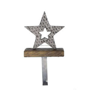 Vente en gros de crochet de bas de Noël étoile en métal taille fine pour décorations pour la maison et les mariages pièce unique par TCD - Product Image 1