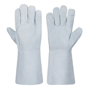 Gants de soudage en cuir, protection double paume, manches longues, sécurité, sans silicone, sans latex, durables, antidérapants - Product Image 1