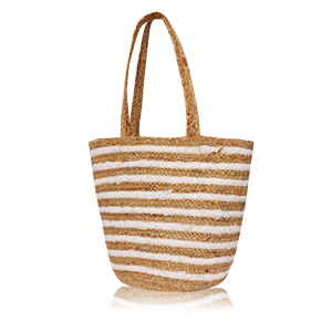 Bolso Bandolera Ecológico para Mujer, Tendencia 2026, Bolso Tote de Yute Orgánico Trenzado Personalizado, Plegable, Estilo Bohemio, para Viaje, 2L - Product Image 1