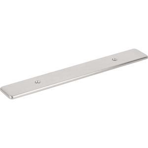 Poignée de meuble rectangulaire en laiton tendance, design moderne, nickel satiné, durable, pour tiroir et porte - Product Image 1