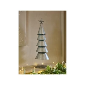 Best design Galvanized Christmas <b>Trees</b> Set of 2 Rustic Metal Christmas <b>Trees</b> Farmhouse Christmas Decor <b>Tabletop</b> Christmas <b>Tree</b> - Product Image 2