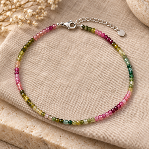 Collier de perles facettées rondes en pierre naturelle, bijoux faits à la main en pierres précieuses pour femmes et hommes, cadeau - Product Image 2