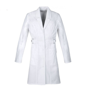 Blouse de laboratoire unisexe en toile blanche de haute qualité, tissu tissé, détection d'aiguilles, design tendance, impression de logo personnalisée - Product Image 2