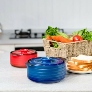 Set di 2 Pentole in Ceramica per Zuppe e Brodi con Coperchio e Manico Isolato - Product Image 6