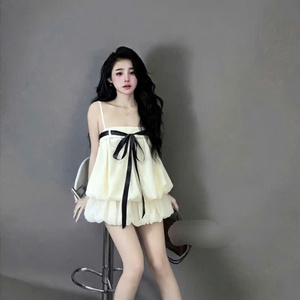 Fashion Two Piece Set Women's chiffon Sleeveless Full Length Solid Casual Skinny Fit Washable Eco-Friendly Customized - Product Image 3