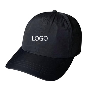 High Quality OEM Custom 100% Polyester Y2K Breathable <b>Waterproof</b> Print Logo Baseball <b>Cap</b> Embroidery 6 Panel Black Sport <b>Cap</b> - Product Image 3